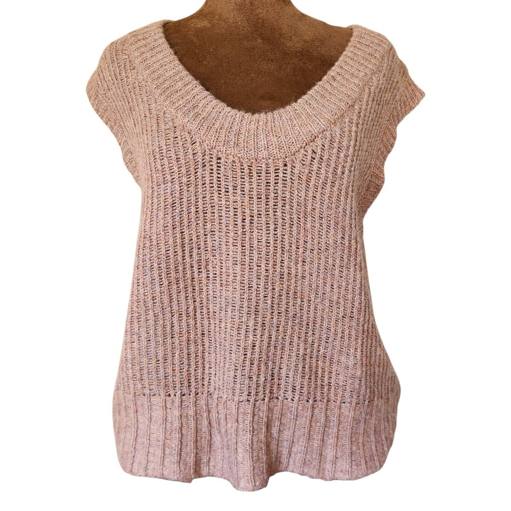 NWT American Eagle Sweater Top Sleeveless Size S Pink Knit Preppy Women's